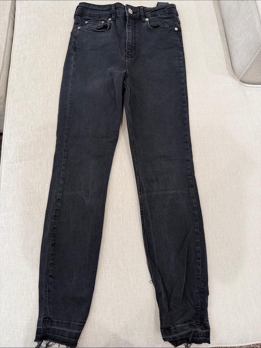 Zara Women's Black High-Rise Skinny Jeans